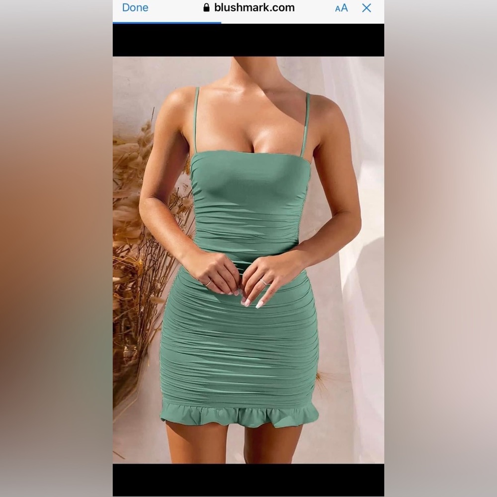 Blushmark Ruffle Dress Size XL